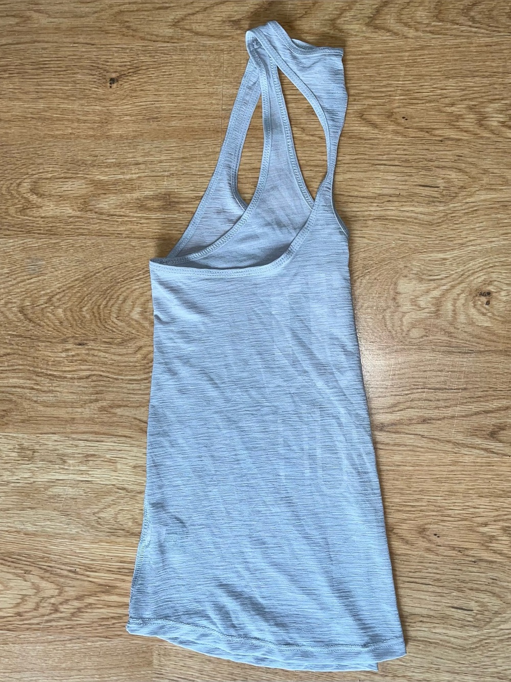 LIVE LOVE DREAM Women's XS Gray Racerback Tank Scoop Neck Lightweight Graphic - Picture 4 of 7